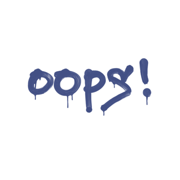 Sealed Graffiti | Oops (SWAT Blue)