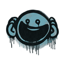 Sealed Graffiti | OMG (Wire Blue)