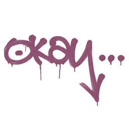 Sealed Graffiti | Okay (Princess Pink)