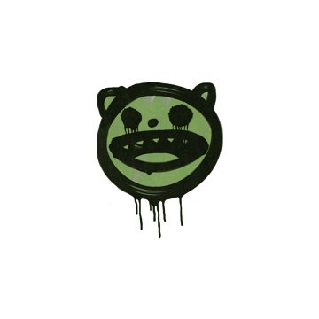 Sealed Graffiti | Happy Cat (Battle Green)