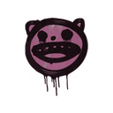 Sealed Graffiti | Happy Cat (Princess Pink)