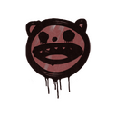 Sealed Graffiti | Happy Cat (Brick Red)