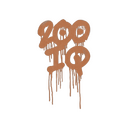 Sealed Graffiti | 200 IQ (Tiger Orange)