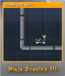 Sleeping at work!
