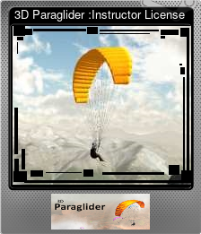 3D Paraglider :Instructor License