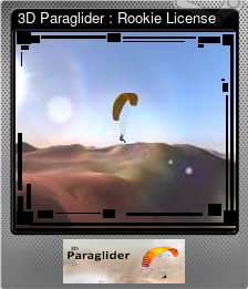 3D Paraglider : Rookie License