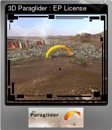 3D Paraglider : EP License