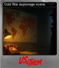 Cold War espionage scene