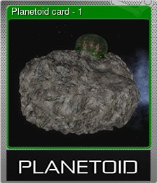 Planetoid card - 1