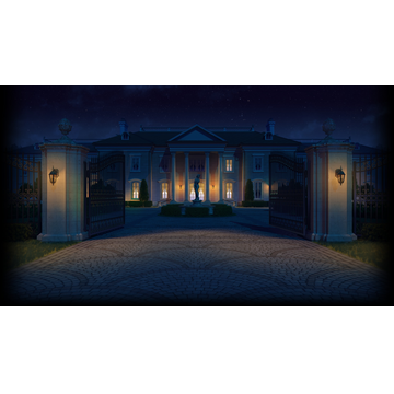 Mansion at night