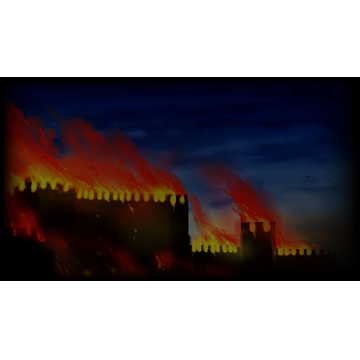 Castle on Fire (Profile Background)