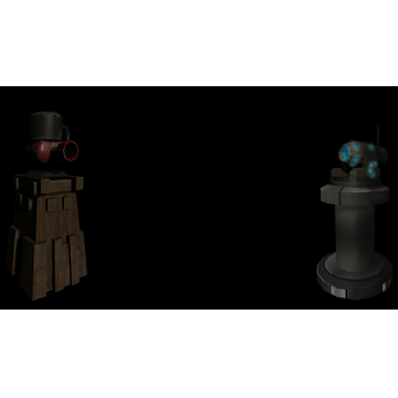 Two different towers