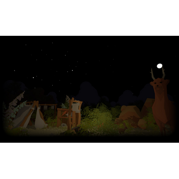 Moonlight in the desert