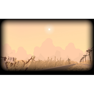 Sunset on the plains