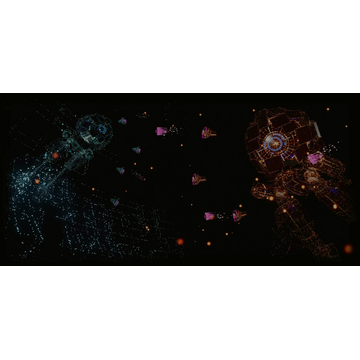 Rez Infinite Area X Red and Blue Robot Background