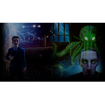 Tesla vs Lovecraft rivals background