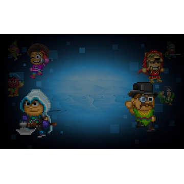 Pixel Worlds - Desert Blue