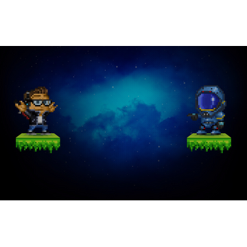 Pixel Worlds - Jake and Commander K