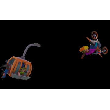 Gondola and Motorbike