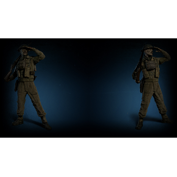 Paratrooper Zombie