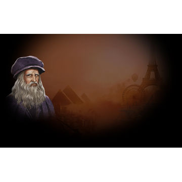 Leonardo da Vinci (Profile Background)