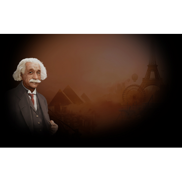 Albert Einstein (Profile Background)