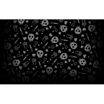 Love Skull Background