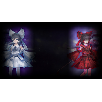 White Reimu & Dark Reimu