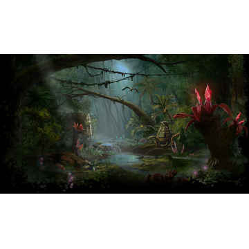 Tropical Zone landscape (Profile Background)