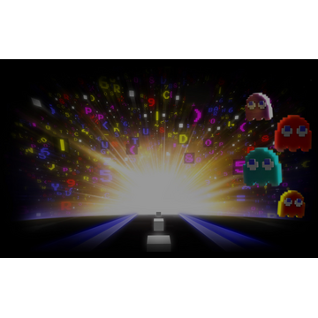 PAC-MAN 256 laser vs ghosts