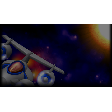 Spaceship (blue) (Profile Background)