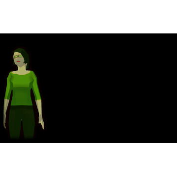 The Girl (Profile Background)