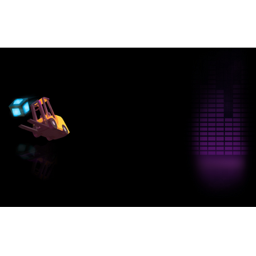 Single Forklift Background