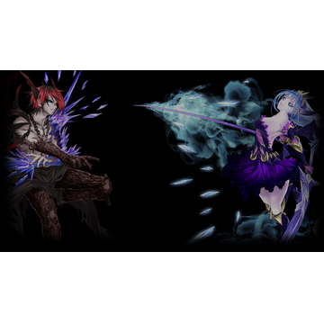 Demon Ryuu and Demon Luna Background