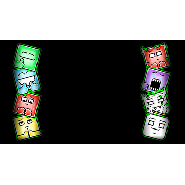 Difficulty Faces Background