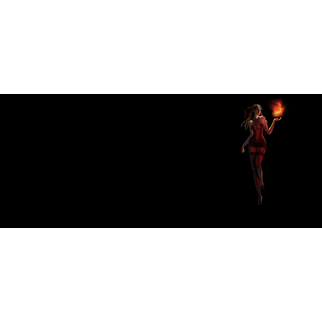 Fire girl background