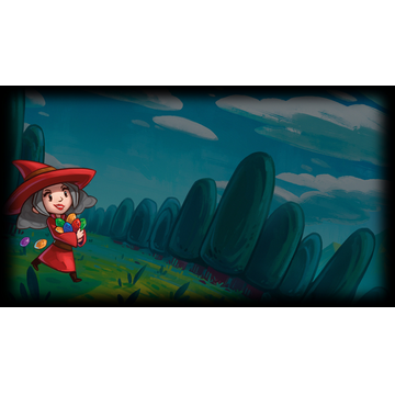 Red Witch Background
