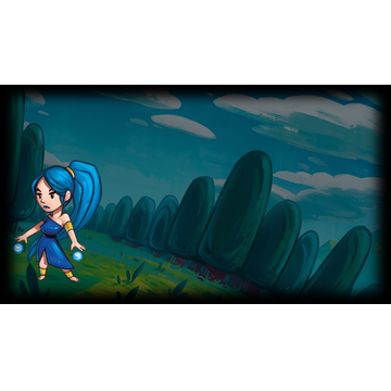 Blue Witch background