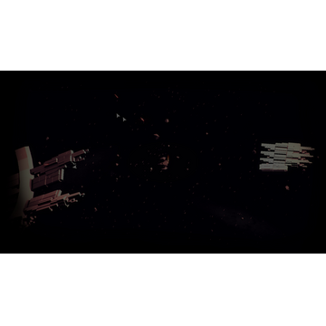 Space station wreckage