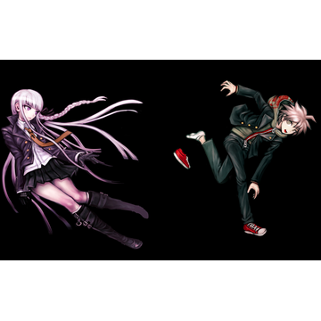  Kyoko Kirigiri and Makoto Naegi