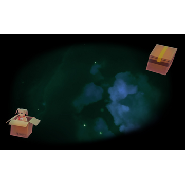 Dog and Box Background