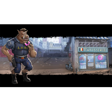 Pig Cop Background