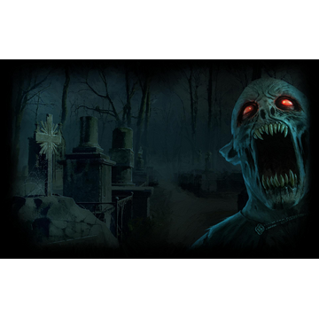 Demon in the graveyard