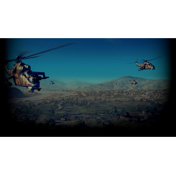 Mi-24s over Afghanistan