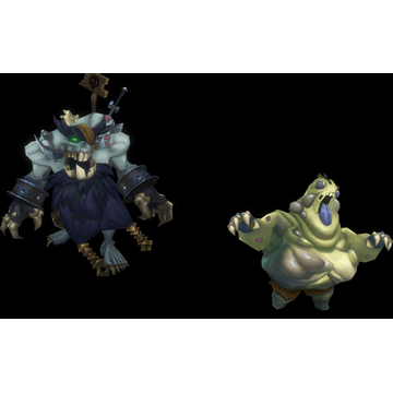 Zombie Boss and Minion