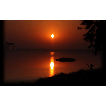 The fall of gods background