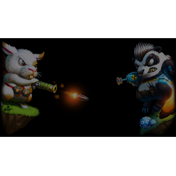 Rabbit-Squirrel vs. Panda-Porcupine