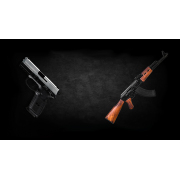 Pistol & AK47