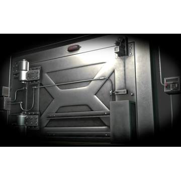 The door to the bunker