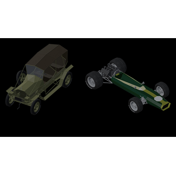 Torpedo and Lotus 49